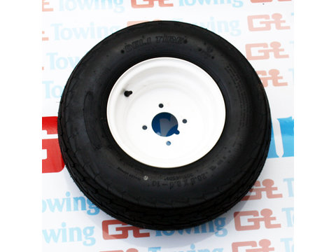 Photo of 20.5 x 8.0 - 10 4 Ply Flotation Tyre fitted onto a 10" 4 Stud x 4" PCD Rim