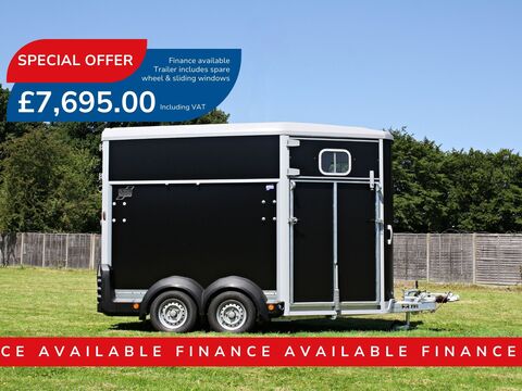 Ifor Williams HB506 Double Horse Trailer - Black