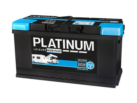 Platinum Leisure AGM Plus 100 Amp Caravan Leisure Battery