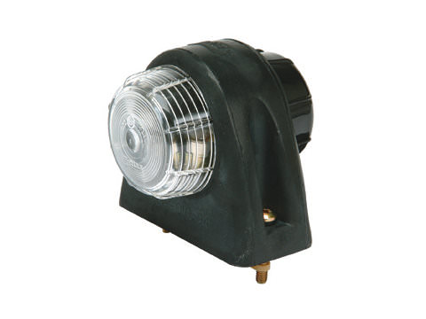 Side Marker Lamp with Clear and Black Lens - P0652/84