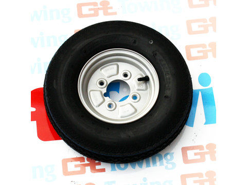 Photo of 400 x 8 Wheel & Tyre Assembly 4 Ply 4 x 4" PCD