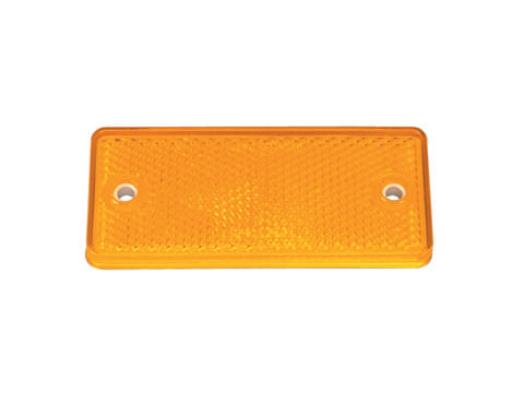 Photo of Ifor Williams Amber Oblong Reflector - P0696