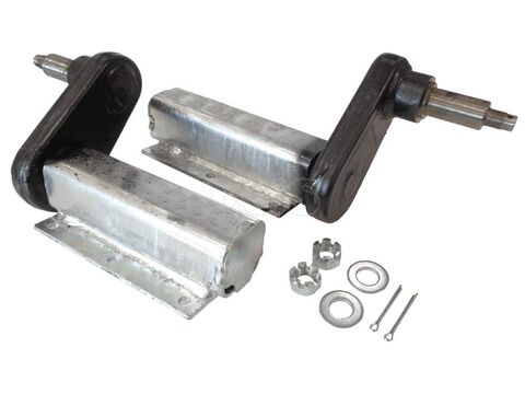 Photo of 350kg Trailer Suspension Units (Pair) 7CWT 6 Hole 1 Inch Standard Stub Axle