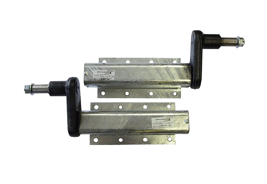 Photo of 750kg Trailer Suspension Units (Pair) 15CWT 8 Hole 1 Inch Extended Stub Axle