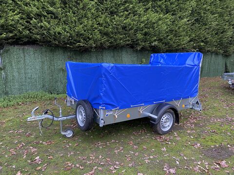 Ifor Williams P8e Mesh Trailer Cover with Extended 4ft Ramp