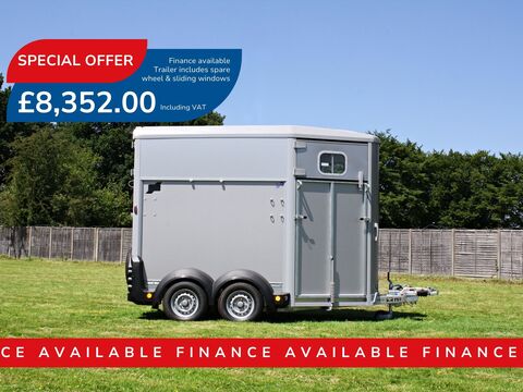 Ifor Williams HB511 Double Horse Trailer - Silver
