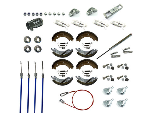Genuine Ifor Williams Twin Axle (up to 2700kg) Full Brake Service Kit