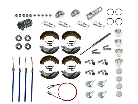 Genuine Ifor Williams Twin Axle (up to 2700kg) Brake & Bearing Service Kit