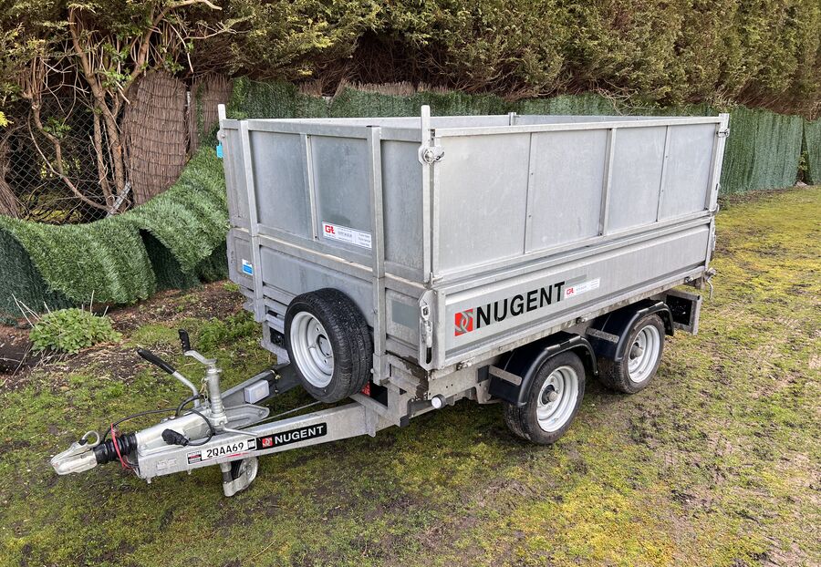 Used Nugent T2517S 2.5m x 1.7m Tipper Tipping Trailer
