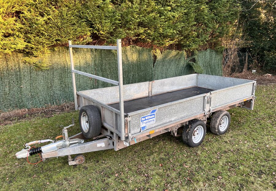 Second Hand Ifor Williams LM125G Flatbed Trailer with Ramps